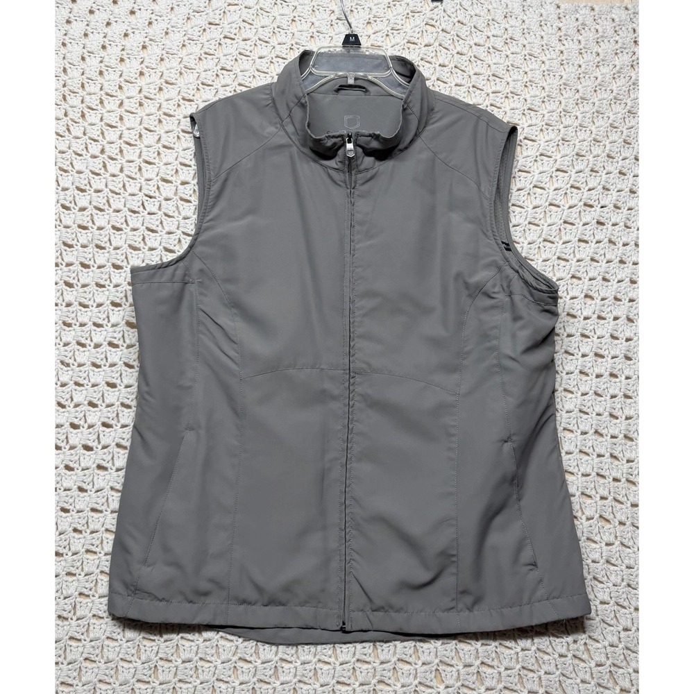 Scottevest Tec Travel Vest Utility Women's Sz 2XL Gray Lots of Pockets EUC